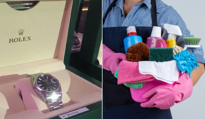 Makcik Cleaner Dapat Hadiah Jam Tangan Rolex Dari Majikan, Harga RM34,510 Ya!